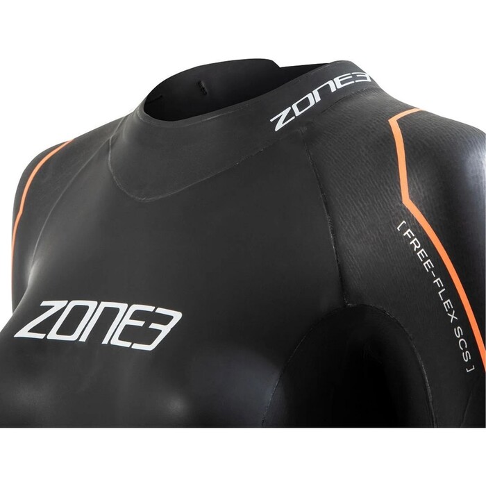 2024 ZONE3 Womens Thermal Aspire Wetsuit WS22WTHRM101 - Black /  Orange